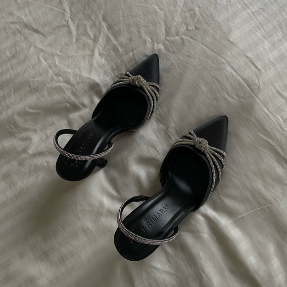 Rhinestone Knot Pointed Slingback Stilettos - Primark - Picture 4 of 4
